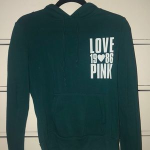 PINK Hunter Green Women’s Hoodie
